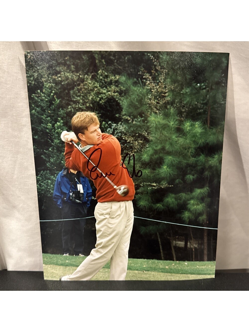Ernie Els Autographed/Signed PGA 8x10 Photo w/COA
